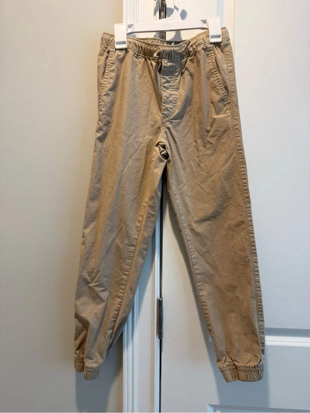 Gap kids Elastic-Waist Jogger Pants - Tan
